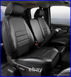 2014 2021 Toyota Tundra Factory Fit Custom Leather Front Bench Seat Covers BLK