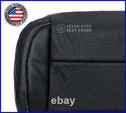 2014 to 2019 GMC Sierra SLT SLE Passenger Bottom Perforated Seat Cover Black