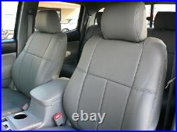 2015-2018 Chevy Silverado Gmc Sierra Double Cab Clazzio Leather Seat Cover