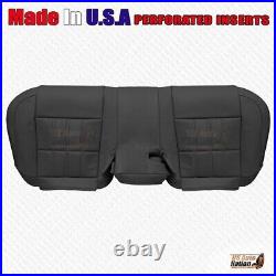 2016 2017 2018 For Lexus ES350 Rear Bench Bottom Perforated Leather Cover Black