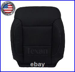 2016, 2017 Chevy Silverado 2500 LTZ Driver Lean Back Perforated Seat Cover Black