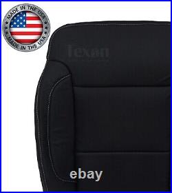 2016, 2017 Chevy Silverado 2500 LTZ Driver Lean Back Perforated Seat Cover Black
