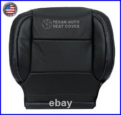 2016, 2017 GMC Sierra 1500 SLT SLE Driver Bottom Perforated Seat Cover Jet Black
