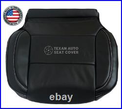 2016, 2017 GMC Sierra 1500 SLT SLE Driver Bottom Perforated Seat Cover Jet Black