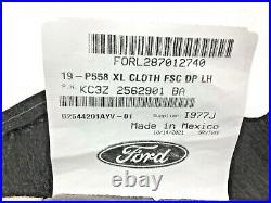 2017-2019 Ford F-250 Super Duty XL Front Seat Bottom Cover dark earth gray OEM