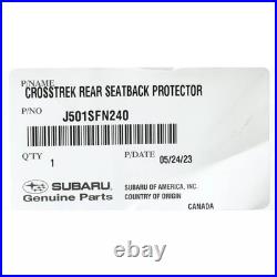 2024-2025 Genuine Subaru Crosstrek Rear Seat Back Protector Cover OEM J501SFN240