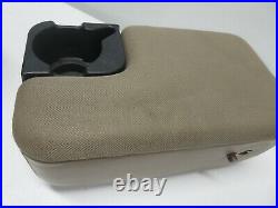 2 BOLT FORD RANGER MAZDA B SERIES CENTER CONSOLE ARM REST CUP HOLDER Tan