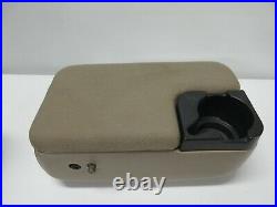 2 BOLT FORD RANGER MAZDA B SERIES CENTER CONSOLE ARM REST CUP HOLDER Tan