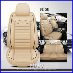 5 Car Seat Covers Waterproof Luxury Leather Cushions Full Set for Mercedes Benz
