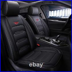 5 Seat Full Set Car Seat Covers Faux Leather Universal Protection for Mazda