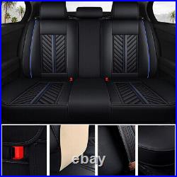 5 Seats Car Seat Covers Full Set Leather Accessories Fit for Nissan