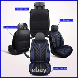 5 Seats Car Seat Covers Full Set Leather Accessories Fit for Nissan