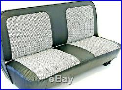 67-72 Chevy/GMC C10 Truck Black/White Houndstooth Bench Seat Cover Made in USA