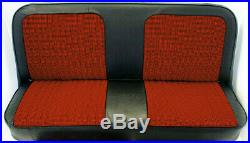 67-72 Chevy/GMC C10 Truck Red/Black Houndstooth Bench Seat Cover Made in USA