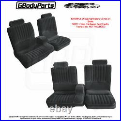 87 Regal 45/55 Split Bench Armrest Seat Upholstery Cover Frt & Rr Set BURGUNDY