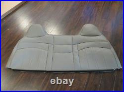 98 -03 Ford F250, F350 Pickup Work Truck Bench Lean back Seat cover Vinyl Gray