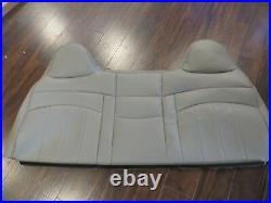 98 -03 Ford F250, F350 Pickup Work Truck Bench Lean back Seat cover Vinyl Gray