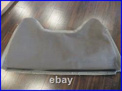 98 -03 Ford F250, F350 Pickup Work Truck Bench Lean back Seat cover Vinyl Gray