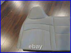 98 -03 Ford F250, F350 Pickup Work Truck Bench Lean back Seat cover Vinyl Gray