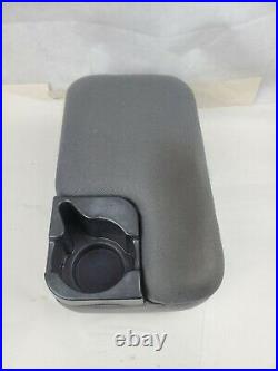 98-04 Ford Ranger Mazda B Series 2 Bolt Center Console Arm Rest Cup Holder Gray