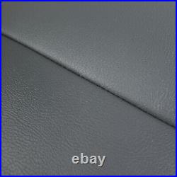 99-00 Fit Ford F250 F350 F450 F550 Lariat Rear Bench Top Leather Seat Cover Gray