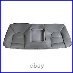 99-00 Fit Ford F250 F350 F450 F550 Lariat Rear Bench Top Leather Seat Cover Gray