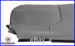 99-01 Ford F350 XL Work Truck 7.3L 6.8L 5.4L -Bottom Bench Seat Vinyl Cover Gray