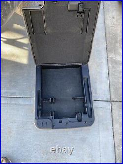 99-10 Ford F250 F350 Super Duty Center Jumpseat Console LID Armrest Gray Read