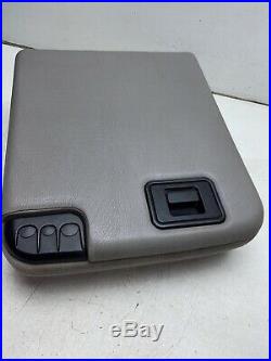 99-10 Ford F250 F350 Super Duty Center Jumpseat Console LID Armrest Gray X3477