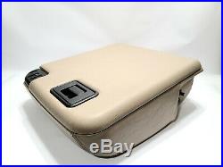 99-10 Ford F250 F350 Super Duty Center Jumpseat Console LID Armrest Tan Oem