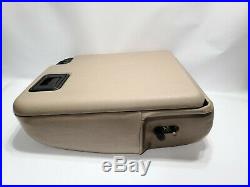 99-10 Ford F250 F350 Super Duty Center Jumpseat Console LID Armrest Tan Oem