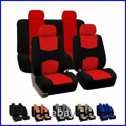 9Pcs Auto Seat Covers Car Truck SUV Front Full Set Universal Protectors 6 Color