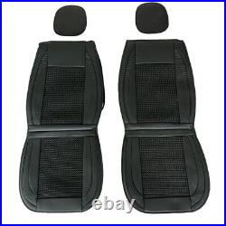 9 PCS Black Car Seat Covers Full Set Universal Fit for GMC