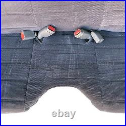 A27 DG Compact Truck RCab XCab Large Notched Cushion Bench Charcoal Seat Cover