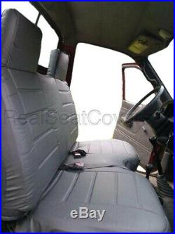 A27 PUGR Compact Truck RCab XCab Large Notched Cushion Bench Gray Seat Cover