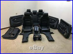 Audi Oem S8 Seats Front And Rear Door Panel Seat Set Leather Black 2007-2010