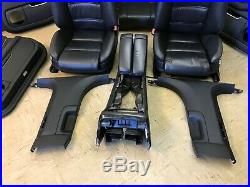 Audi Oem S8 Seats Front And Rear Door Panel Seat Set Leather Black 2007-2010