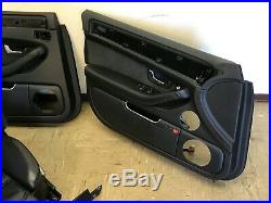 Audi Oem S8 Seats Front And Rear Door Panel Seat Set Leather Black 2007-2010