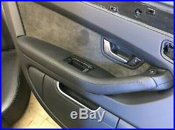 Audi Oem S8 Seats Front And Rear Door Panel Seat Set Leather Black 2007-2010