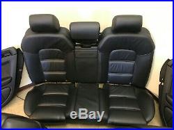 Audi Oem S8 Seats Front And Rear Door Panel Seat Set Leather Black 2007-2010