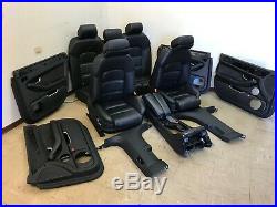 Audi Oem S8 Seats Front And Rear Door Panel Seat Set Leather Black 2007-2010