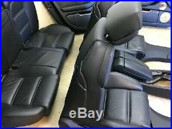 Audi Oem S8 Seats Front And Rear Door Panel Seat Set Leather Black 2007-2010