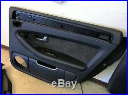 Audi Oem S8 Seats Front And Rear Door Panel Seat Set Leather Black 2007-2010