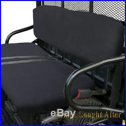 BLACK SEAT COVER for 2008 POLARIS RANGER 2x4 4x4 6x6 500 700 & CREW Bench Set