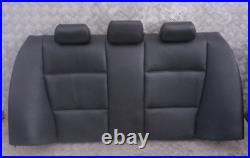 BMW 3 Series E90 Black Leather Schwarz Cover Backrest Back Rear Seat Couch