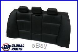 BMW 3 Series E90 Black Leather Schwarz Cover Backrest Rear Seat Couch