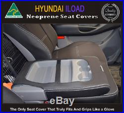 BUCKET BENCH Front Neoprene Seat Cover Fits Hyundai iLoad (Feb 08-now)