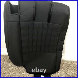 Bartact Supreme Rear Split Bench Seat Cover Black And Red