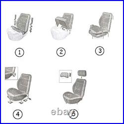 Beige Custom Fit Seat Covers Front Set for Honda Accord 2008 2009 2010 2011 2012