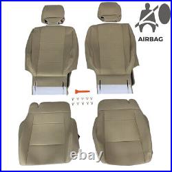 Beige Front Car Seat Covers Custom Fit for Honda Accord 2008 2009 2010 2011 2012